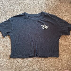 Boys Lie Grey Cropped Tee